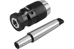 GETLITOOL Portabrocas de Tornos de Perforación sin llave de Ajuste Automático de 1-16 mm MK3-B18 Arbor para Torno MK3