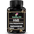 Healthy Pill HMB and Vitamin D3 Supplement 90 Capsules - Strength, Performance and Recovery Support - B-Hydroxy B-Methylbutyrate 1,000 MG HMB Supplements with D3