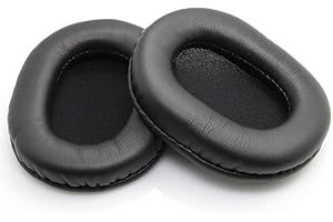 ‎MMOBIEL Zapasowe Nausznik do Audio Technica ATH-M50 / M50X / M50XBT / M50RD / M40X / M30X / M20X / MSR7 / SX1 Słuchawek od MMOBIEL - Memory Foam i Protein PU Wymienna Poduszka Uszu - Pady Nauszne - Czarny