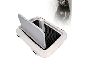 SONK Toilette pour Chien, Toilette de Dressage de Chat Portable Amovible pour Chiens mâles pour Petits Chiens(Black)