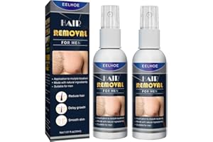 ORGRUL 2 Stück Semi-Permanentes Haarentfernungsspray, Semi-Permanent Hair Removal Spray, Körperhaarentfernungsspray Leicht Abschäumendes Natürliches Dauerhaarentfernungsspray (Herren)