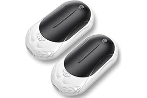 OUTJUT Calentador de Manos Reutilizable 2 Pack, Calentador Eléctrico de Bolsillo 6000mAh Portátil 3 Modos Calor Rápido para Deportes al Aire Libre Golf Invierno Camping Campingregalo de Navidad