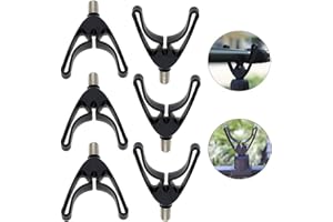 lohill Angelrutenauflagen 6 Stück Rutenauflagen Angelrutenhalter Rutenauflage für Angelruten Rutenablage Halterung Kunststoff Angelrutenauflagen Angeln Rutenauflage für Alle Rutenhalter