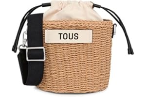 Tous Kobiety Scoubidou Torba, Beżowy, 18 x 21 x 13 cm