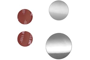 MOBILEFOX Zestaw części zamiennych do magnetycznego uchwytu głowicy kulowej z 2 płytkami samoprzylepnymi i 2 metalowymi płytkami wymiennymi