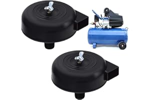 DILIGHTNEWS 2 Stück Luftkompressor Ansaugfilter, Luftkompressor Schalldämpfer Filter 3/8" 16Mm, Schalldämpfer Kompressor, Ersatz Luftkompressor, Für Filterpumpe Luftkompressor Zubehör