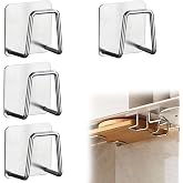 4 Pieces Sponge Holder for Kitchen Sink, Sponge Storage Holders, Waterproof Kitchen Organizer for Storage and Draining, Silve