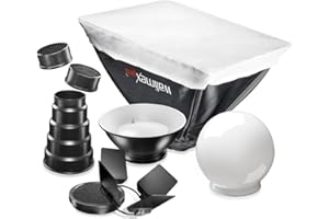 Walimex Pro Blitzvorsätze (7-teilig) für Sony F32X/Canon 430EX