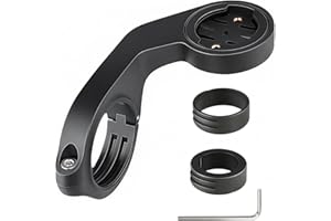 Arvoni Soporte de Bicicleta para Garmin Edge, Soporte de Bicicleta Delantero Extendido, Soporte de Plástico Compatible con XOSS G/G+, iGPSPORT, con 25.4mm 31.8mm Manillar de Bicicleta