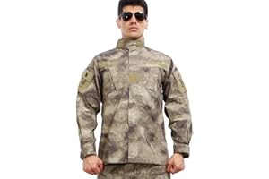 NOGA Combinaison de camouflage Combat BDU Uniforme militaire BDU Chasse Costume Wargame Paintball Manteau + Pantalon