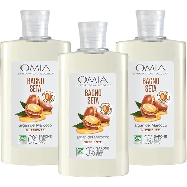 Omia Fisio EcoBio Shampoo Mit Leinöl – Glättend, Silikonfrei Für Krauses Haar