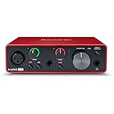 Focusrite Scarlett Solo 3. generacji, Interfejs USB Audio, dla gitarzystów, wokalistów, podcasterów lub producentów, dźwięk o