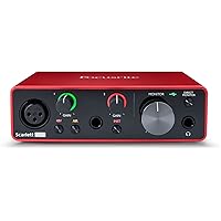 Focusrite Interface audio USB Scarlett Solo de 3e génération, pour les guitaristes, chanteurs(ses) et réalisateurs(trices), a