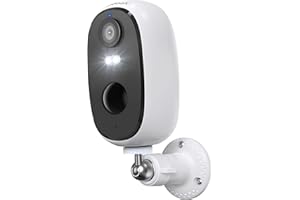 ieGeek 2K Wireless Security Camera Outdoor Battery Powered - 3MP Colorful Night Vision WiFi CCTV Camera System - Human Motion Detection Home Security IP Camera,2-Way Audio,IP65,Siren,Video Recording