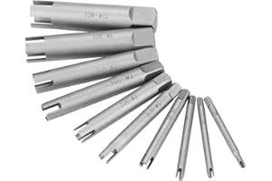 WAL FRONT Extractor de grifo roto de acero de alta velocidad Extractor de tornillo roto Extractor de pernos A B C 3 Juego opcional(10Pcs)