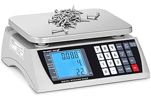 Steinberg Systems Bilancia Contapezzi 30 kg / 1 g 22 x 17 cm Batteria 72 h LCD Bilancia Elettronica Bilancia Inventario Pesatura Industriale