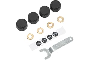 SEPTPENTA Système de Surveillance de La Pression Des Pneus, 4 Capteurs Externes, Affichage en Temps Réel de La Température de La Pression Des Pneus, 5 Types D'alarme, Capteur TPMS Externe Bluetooth pour Voiture