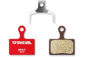 Top Brake pastiglie Freni a Disco per Shimano XTR-M9100,Dura Ace R9170, GRX RX400, BR RS305,405,505,805; Tektro HD-R310/R510,TRP-Hylex Flat Mount (Performance - Rosso)