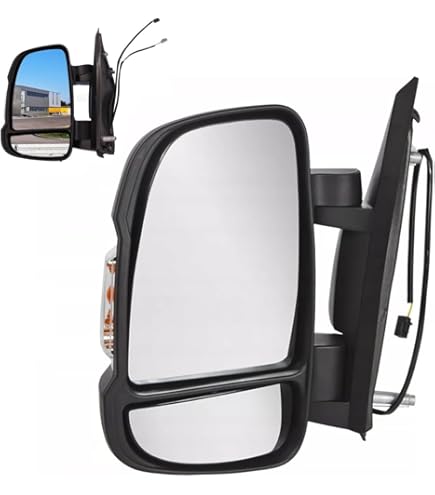 SPECCHIO RETROVISORE ELETTRICO DESTRA DX LUNGO BRACCIO PER FORD TRANSIT - Foto 11