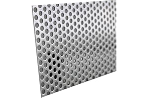 SCHLÖGEL Lamiera forata in acciaio inox, 2,0 mm, Rv5-8, lunghezza 1 m, 1.4301 VA (35 x 1000 mm)