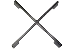 FRANZA De Longhi Elba - Griglia in ghisa 1 fuoco Tripla corona 227 x 227 mm. per cucina piano cottura a gas - 17810 - G0825