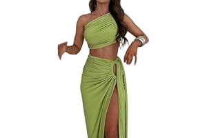 Juketron 2024 Abito Slim Fit Senza Schienale Scavato Sexy Abito Spaccato Senza Maniche con Cinturino da Donna Canotta Corta Sexy da Donna Abito da Club per Feste