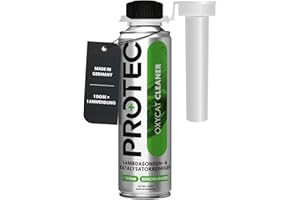 ‎PROTEC ProTec+ Katalysator Reiniger für Benzin & Diesel Fahrzeuge I Oxycat Cleaner 300 ml I Reinigt Lambdasonde, Katalysator, AGR & gesamtes Abgassystem I Benzin-Additiv, Diesel-Additiv I Hybrid-Additiv