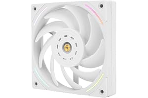 Thermalright TL-K12W, Computer Case Fan,High Performance 120mm PWM Cooler Fan,PC PWM Silent Fan with 2150RPM Speed, White CPU Cooling Fan