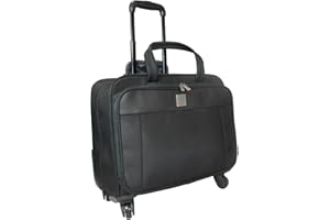 MASTERS Monolith office solutions 41504MN Motion II 4 Wheel Laptop Trolley CASE, Black