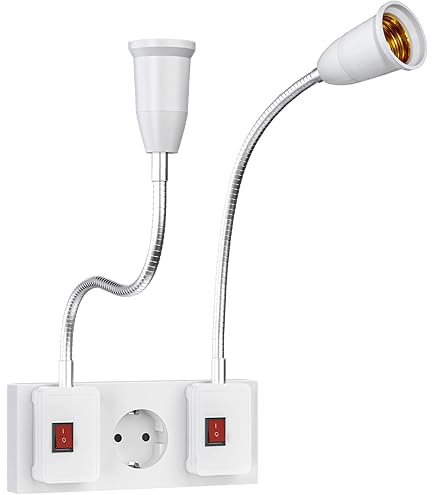 Douille E27 Avec Interrupteur Sans Fil Pour Lampe Murale, AC