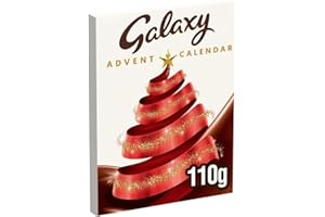 SKYTE Galaxy Milk Chocolate Advent Calendar 2025, Ideal for 24 Days Christmas Countdown or Xmas Chocolate Gift Box For vegetarians Adults Men Women Boys Girls, or Snacks - 110g