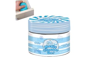 Ecoticfate Mastic de Nettoyage Automatique - Gel nettoyant Universel pour Clavier de Ventilation de Voiture,Gel de Nettoyage pour dépoussiéreur électronique pour Clavier, écouteurs, Objectif