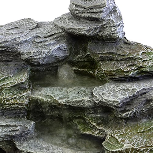 Brunnen mysteriöser Springbrunnen mit Beleuchtung Gartenbrunnen Felsenbrunnen - 3