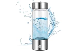 DSRMXS Hydrogen Water Bottle, 2024 Hydrogene Health water 420mL/15oz Hydrogen-Rich Water Cup Generator Hydrogen Water Generator Portable Hydrogen Water Ionizer Machine for Home and Travel