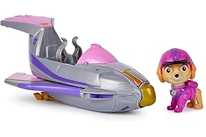 PAW Patrol Jungle Pups, Veicolo Falco di Skye, jet giocattolo con personaggio di Skye da collezione, giocattoli per bambini e bambine dai 3 anni in su