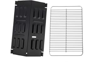 AJINTEBY Sweetcook Porcelain Enameled Flavorizer Bars Replacement for Weber 9201and Gas Go-Anywhere Grill