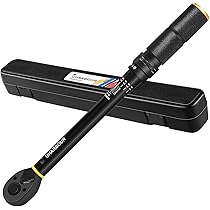 Chiave Dinamometrica 3/8&rdquo; 5-60Nm - Set 3 Pezzi Con Prolunga E Adattatore, Per Auto E Bici