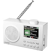Mycket DAB Radio Portable, DAB Plus Digital Radios with Bluetooth, USB ...
