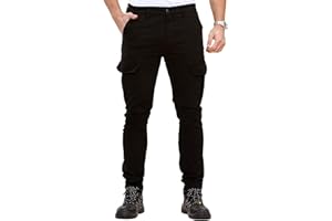 Soroor® Mens Cargo Trousers (Available in Big & Tall), Slim Fit Tapered Cargo Pants for Work, Utility & Safety | Cargo Pants, Tactical Trousers | Comfortable Smart Mens Trousers | Wrinkle Resistant