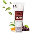 GLAMVEDA Red Wine Peel Off Mask - Anti-Aging, De-Tan & Glowing Skin Treatment. Removes Blackheads, Dark Spots, Minimizes Wrinkles, Suitable for All Skin Types, 100g