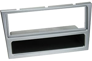 ACV Radioblende passend für OPEL Corsa C Vectra Agila Omega Meriva Vivaro Vectra C - SUZUKI Ignis Wagon R - Farbe: lichtsilber