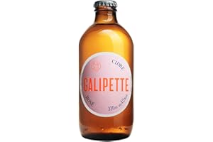 Galipette - Rosé Sweet Cider (12 x 330ml), 4% ABV, Hand-Picked French Apples, Natural, Fruity Sweet, Refreshing, Bright, Gluten Free, No Added Sugar, No Sweeteners