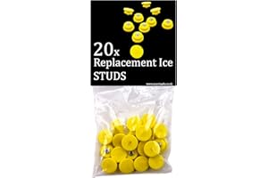 Winter Wise® Ice Snow Studs, Anti Slip Winter Ice Grippers Universal 20 Extra Studs