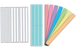 LZJSYKDQ Matrices de découpe carrées pour la fabrication de cartes, longues bandes métalliques pour le scrapbooking, les albums, les fêtes, les mariages, les festivals, la décoration
