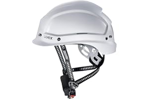UVEX Casco de Obra Alpine | Protección en el Trabajo | Protección de la Cabeza | Casco de Seguridad en Trabajos en Altura y Operaciones de Rescate