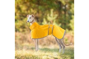 HBJSP Greyhound Raincoat, Lightweight Whippet Coats, Waterproof Greyhound Coats, Waterproof Whippet Raincoat, Greyhound Summer Winter Raincoat, Dog Coats for Lurcher for Medium Large Dogs