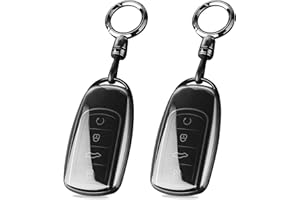 XMSCN Cover per chiave elettronica in TPU per Chery Jaecoo J7 J8 J9 Tiggo 8 Pro Tiggo 8plus Tiggo 7 Pro Max Omoda 5 C5, accessori con portachiavi Smart Key Protector 4 pulsanti custodia (2 pezzi)