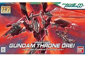 BANDAI SPIRITS Gundam 00: HG Gundam Throne Drei 1/144 [Toy] (japan import)
