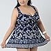 JXStar Women's Plus Size Swimwear With Adjustable Strapes UK26 Purple Blue