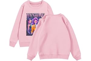 GENERIC Sweats à Capuche 𝙆𝙥𝙤𝙥 Demon Pull Sweats à Capuche Merch pour Fille Imprimés Huntrix Hunt X Rumi Mira Zoey Pull à Manches Longues 𝙆𝙥𝙤𝙥 Demon Hoodie